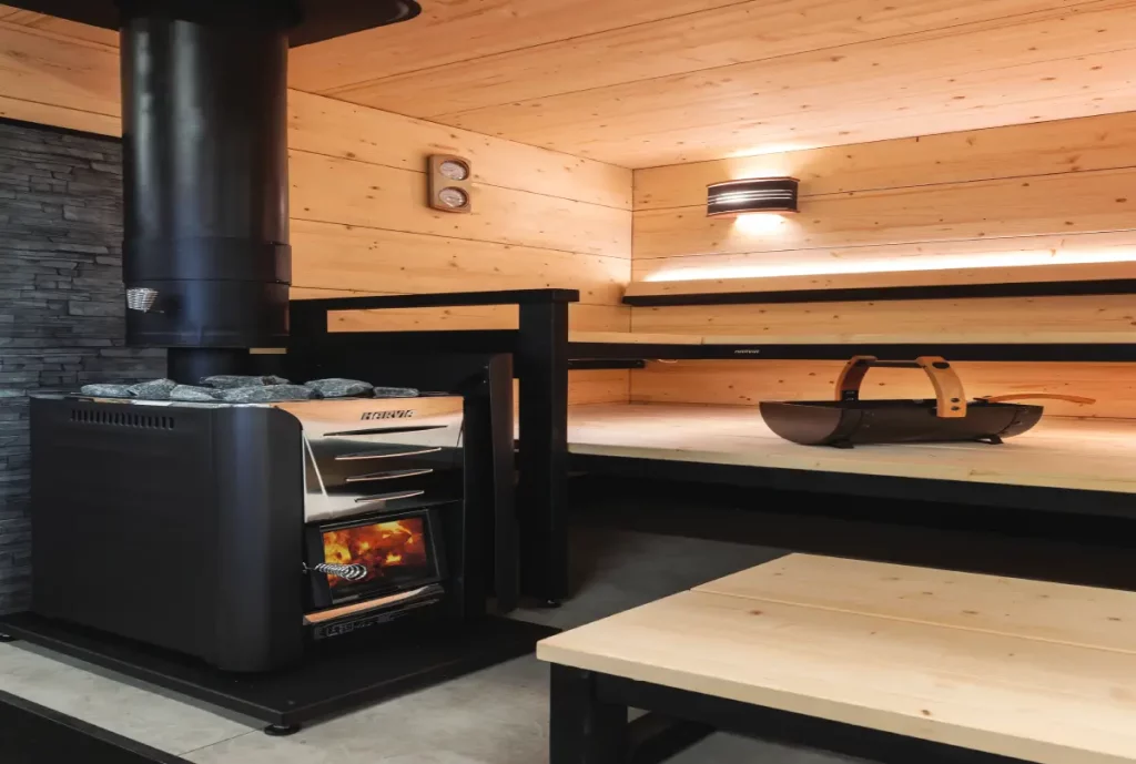 sauna ambiance bois 3